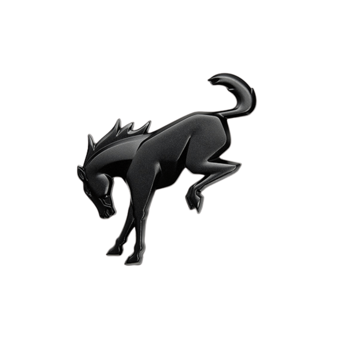 Bronco Rear Emblem - Matte Black - Ford Show Parts